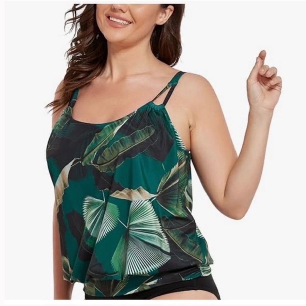 FULLFITALL Women Tankini
Top Printed Swimwear Bathing Suit
Tank Top new 🆕